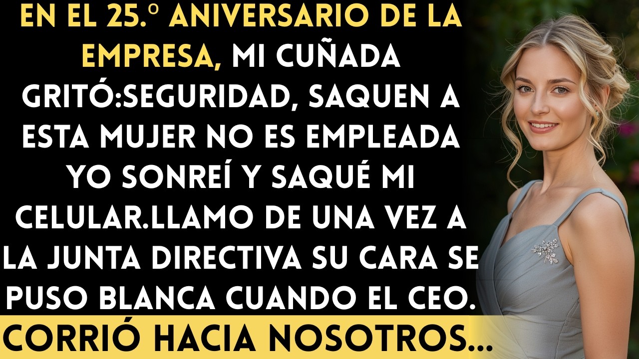 Mi cuñada me prohibió la entrada al aniversario de la empresa… sin saber que yo tenía el 51 % de...