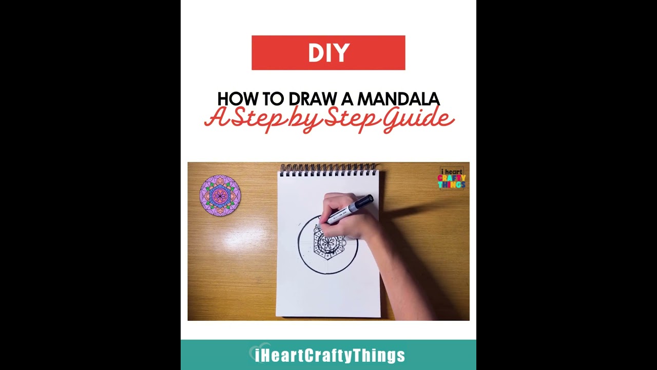 How to Draw a Mandala -  Easy Step-by-Step Guide for Beginners & Kids  #howtodraw #drawingtutorial