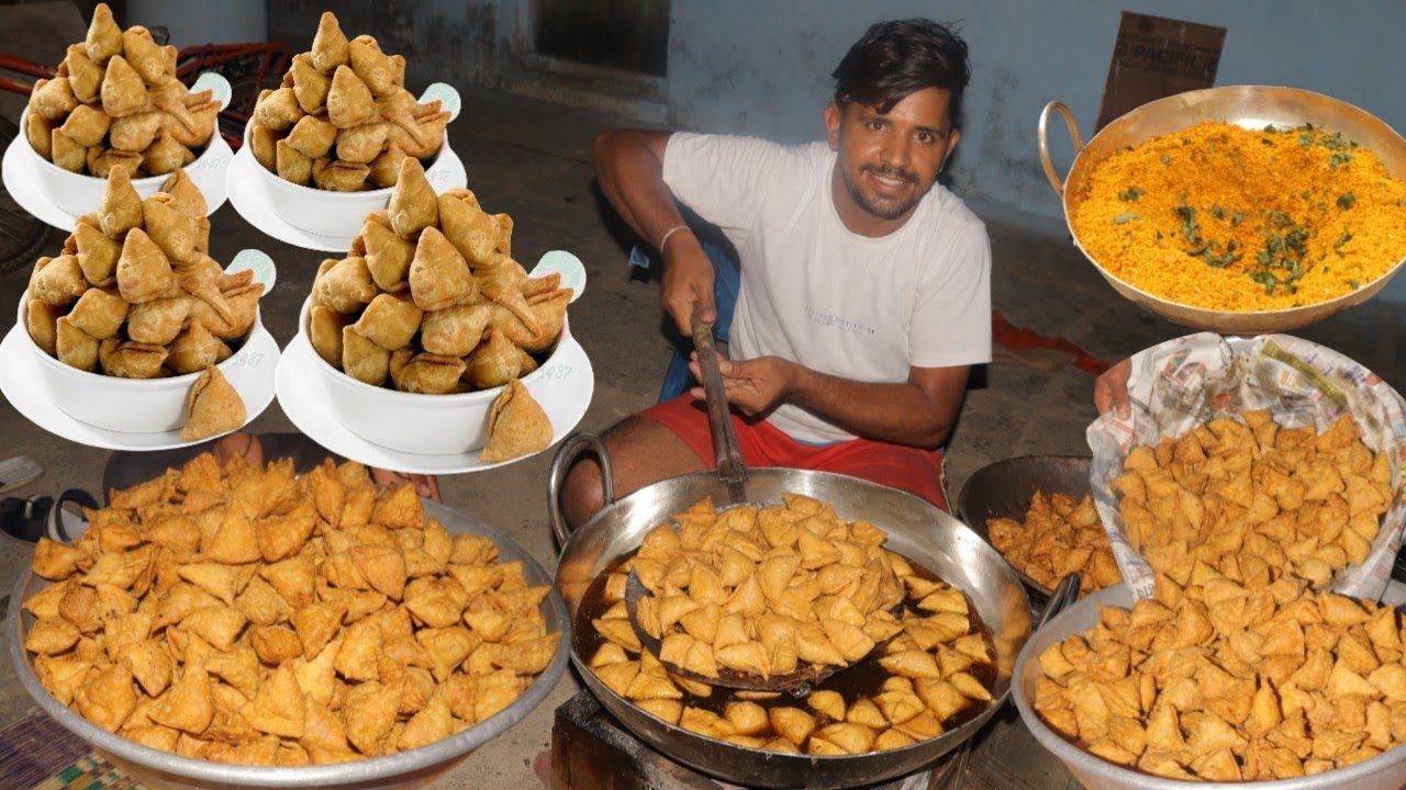dry samosa recipe, make mini samosa recipe at very low cost, dry samosas, spicy masala namkeen