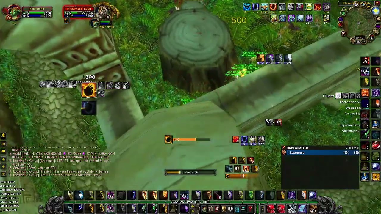 SOD Shaman ZG TIGER Boss Solo