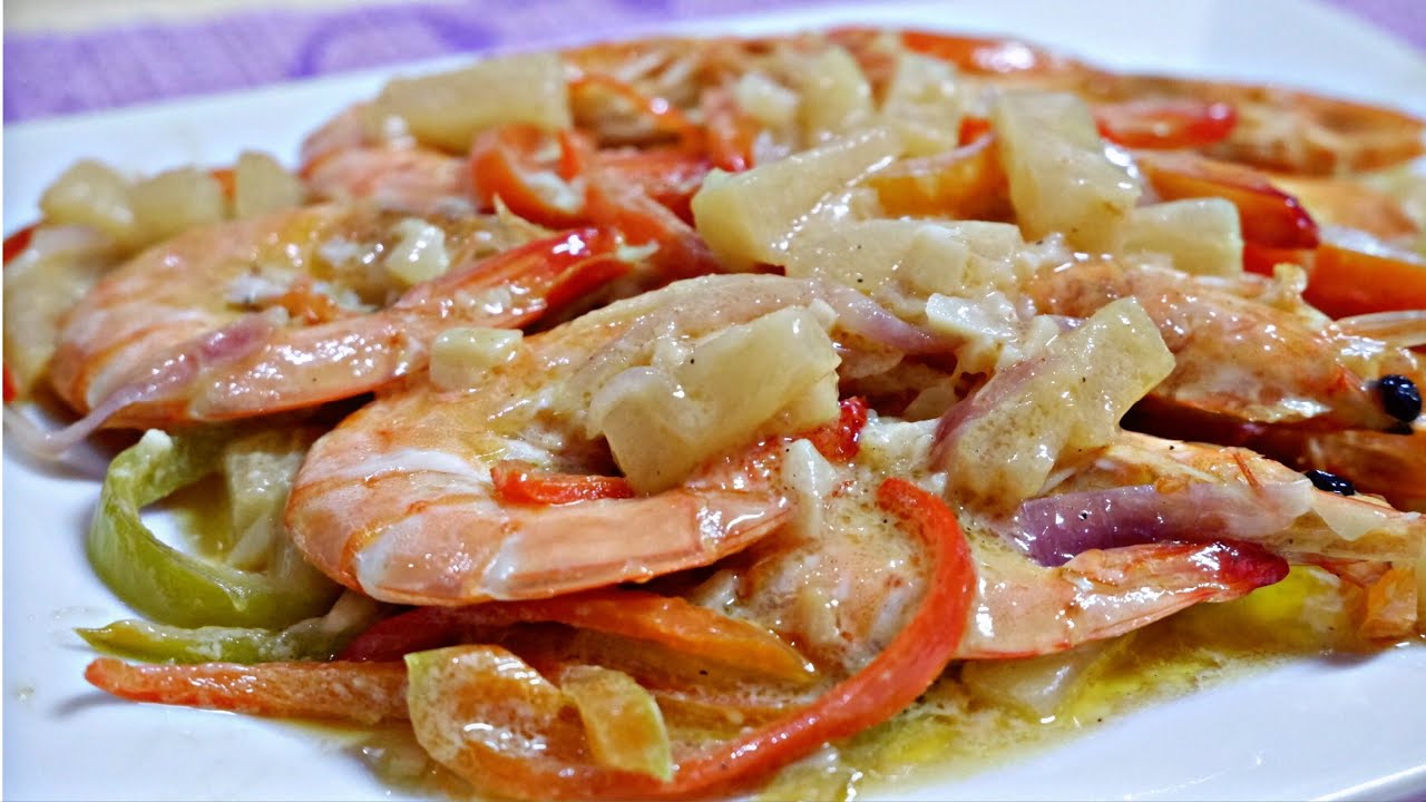 Gawin Nyo Ito sa Hipon at Pinya para sa Masarap na Noche Buena | Pininyahang Hipon | Quick and Easy