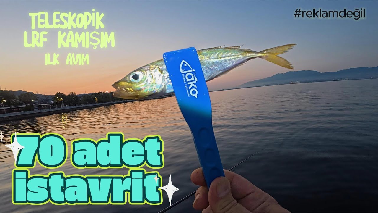 4 K video Teleskopik lrf kamışımı denedim #lrf @Fujin Fishing #istavrit #balıkavı #tungsten