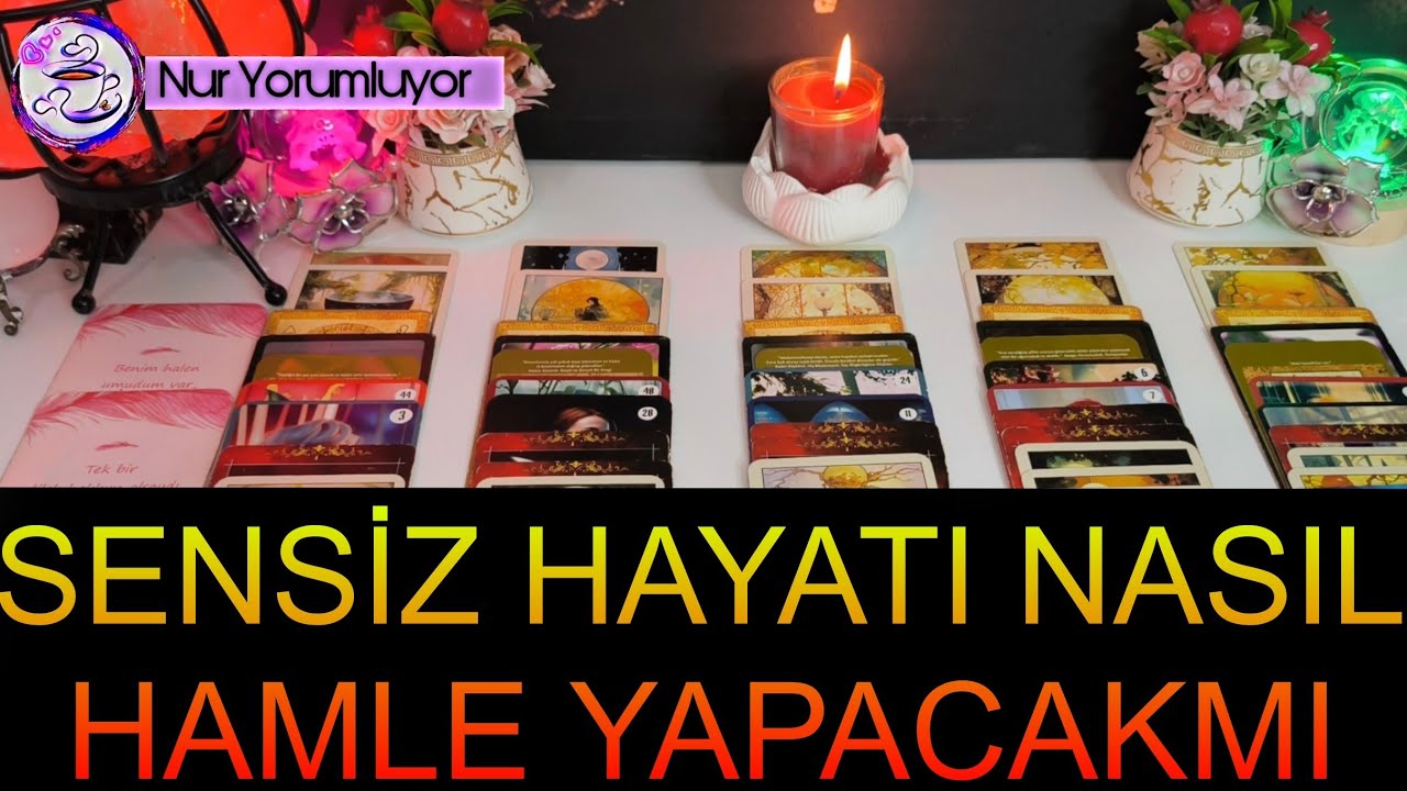 SENSİZ HAYATI NASIL⁉️NELER YAŞIYOR⁉️ HAMLESİ VARMI⁉️#tarot #keşfet 