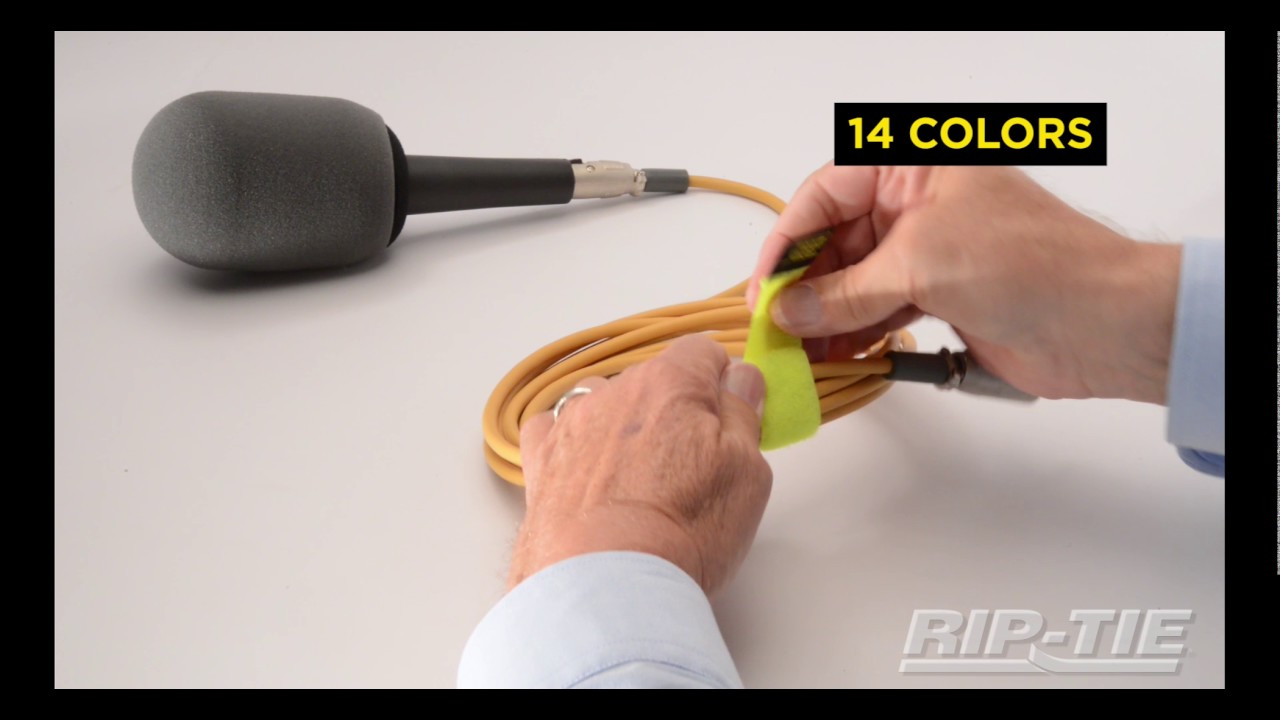 How To Use Rip-Tie Original Cable Wrap