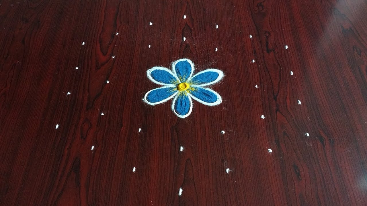 Ganesh chaturthi special rangoli designs 5×3 dot's......