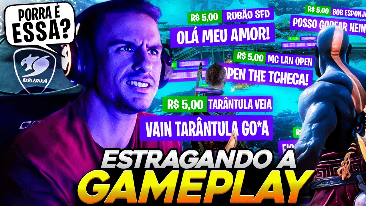 XANDÃO JOGANDO GOD of WAR RAGNAROK enquanto é ATORMENTADO pelo CHAT #9 (OPEN THE TCHEKA KKK )