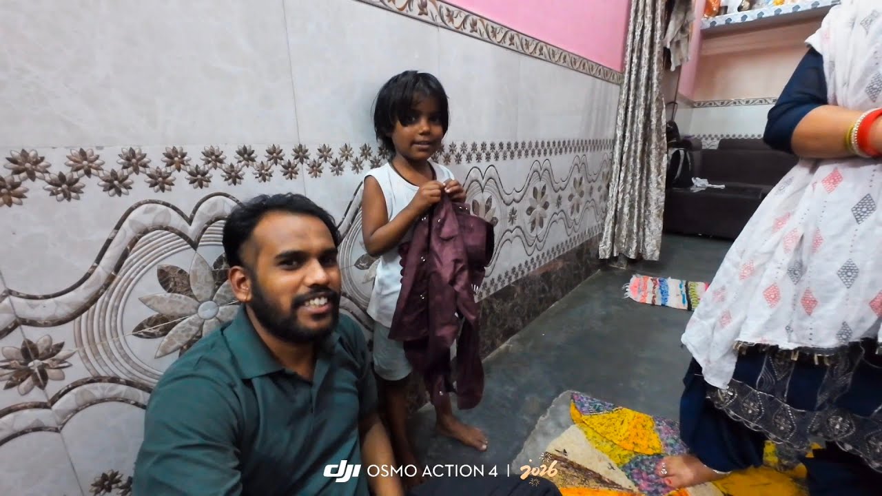 Srishti Ne Hamare, 😊 ghar per kiye ful Maje ||@sanjayshrivastavvlogs 