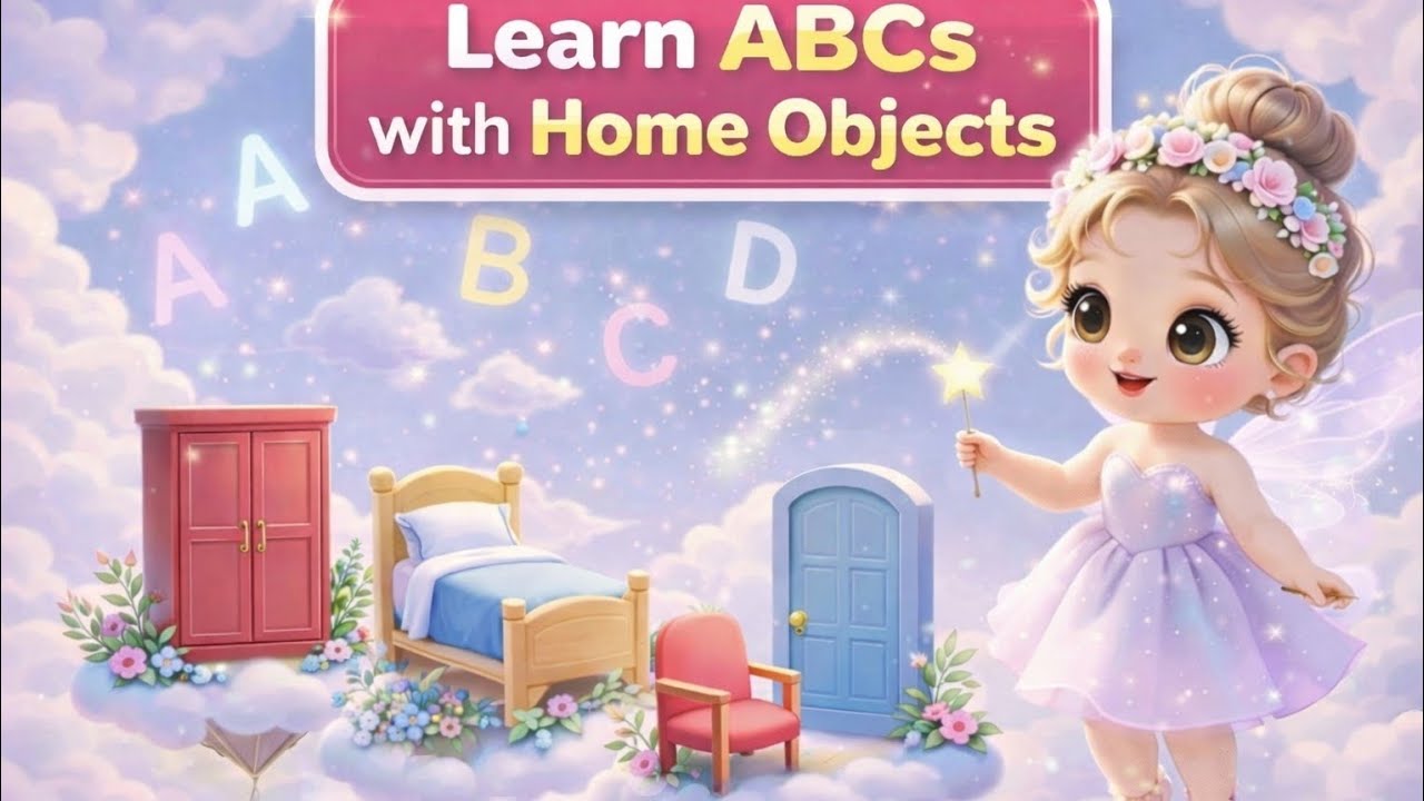 ABC Magic at Home, preschool/Toddler ABC lesson, Fairy Teaches ABC