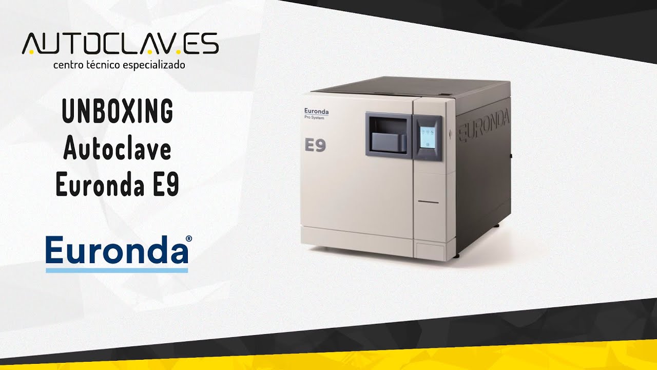 Unboxing. Funcionamiento y uso del Autoclave EURONDA E9