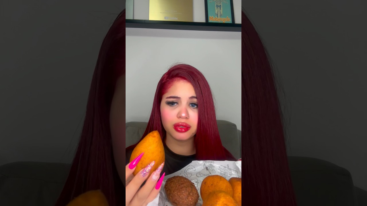 Provei coxinha pela primeira vez 😱