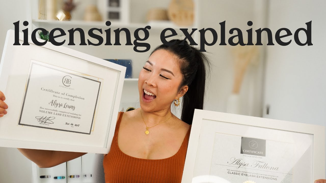 do you need a LICENSE to become a LASH ARTIST in Canada and the United States?