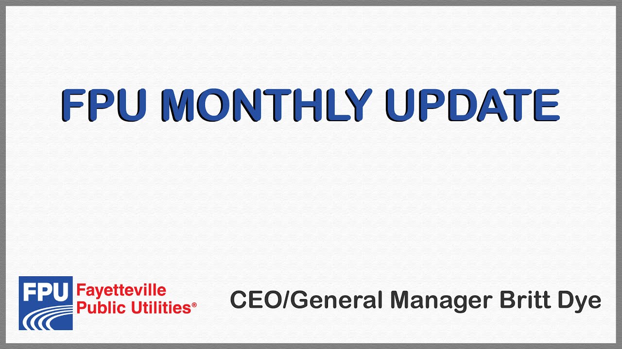 FPU CEO Monthly Update January 2026