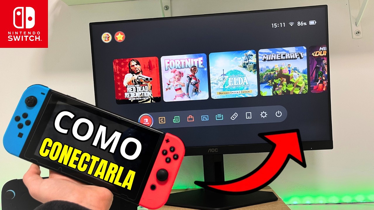 Como Conectar La Nintendo Switch A La Tele en 2026 y CONSEJOS