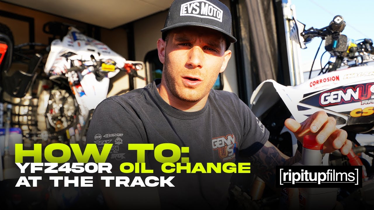 How To: YFZ450R Oil Change at the Track with Nick Gennusa