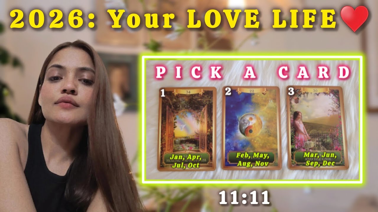 💞Your LOVE LIFE in 2026●🍀LUCKY MONTHS?●💌SUPER-DETAILED●🌈PICK A CARD●♾️TIMELESS TAROT by NAZISH
