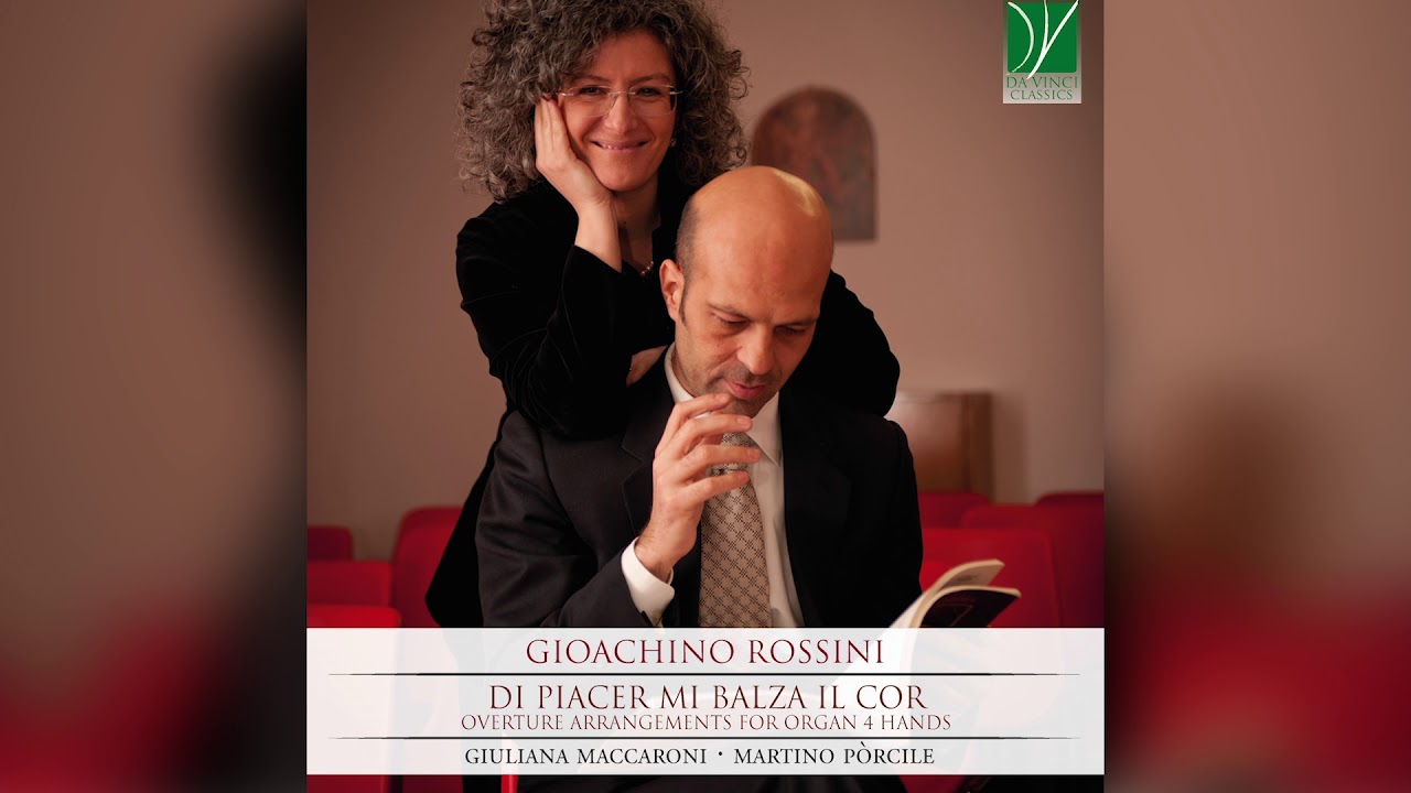 Gioachino Rossini: Di piacer mi balza il cor, Overture for Organ 4 Hands