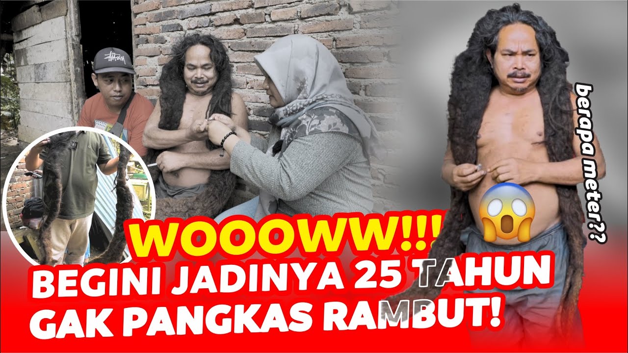 Ya ALLAH Gusti 😱❗RAMBUT GIMBALNYA HAMPIR MENYENTUH TANAH ❗❗Bersama Karso Artomerek