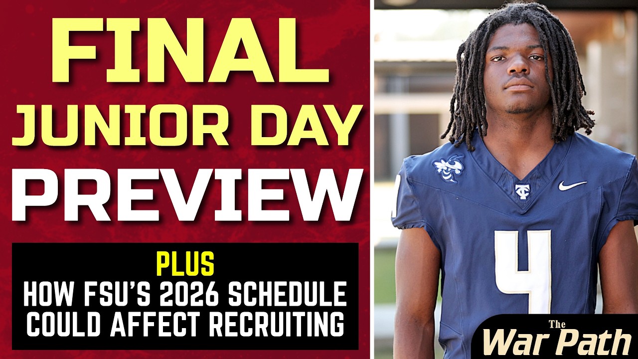 FINAL Junior Day Preview & Recruiting POV of FSU's Schedule | The War Path | FSU Football | Warchant