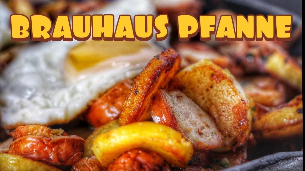 Diese BRAUHAUS PFANNE kombiniert BRATKARTOFFELN, BRATWURST & BACON - deutsches BBQ-Video - 0815BBQ