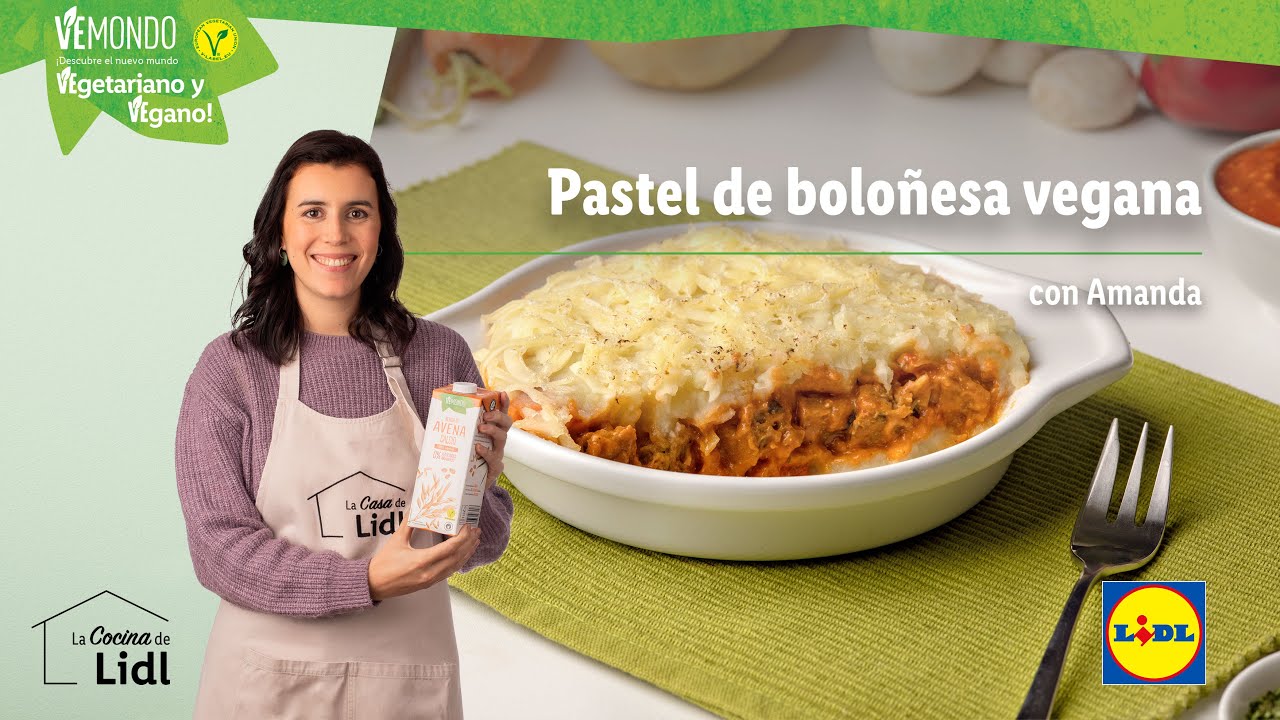 Pastel de boloñesa vegana 🥔 🌱 | Recetas veganas | Lidl España