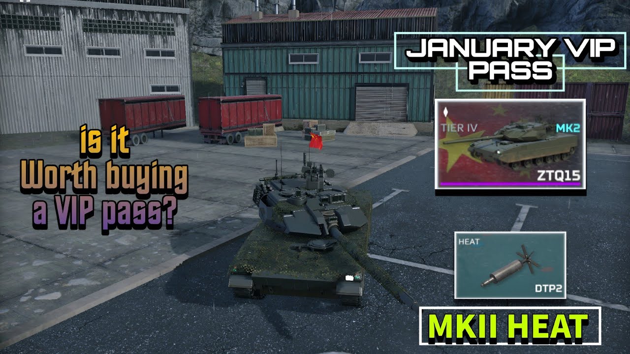 January VIP Pass  ZTQ15 Chinese Light Tank with 35mm BOMB || Is it Worth Buying January VIP Pass?||