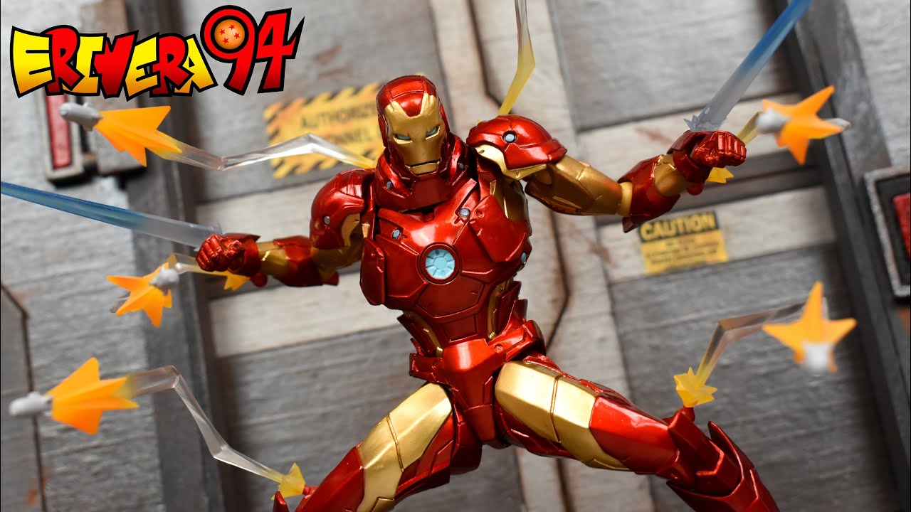 Revoltech IRON MAN Bleeding Edge Kaiyodo Amazing Yamaguchi 013 Marvel Action Figure Review