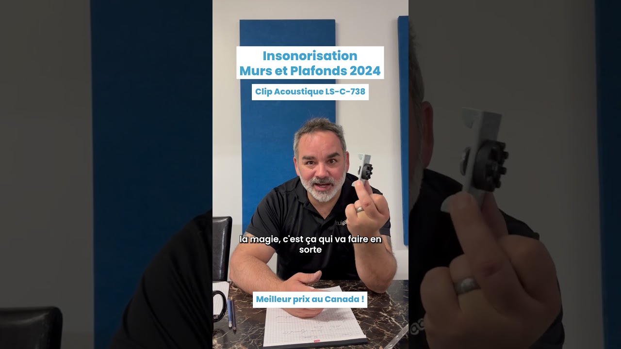 Insonoriser ses murs et plafonds en 2024, &ccedil;a passe par les clips acoustiques de Louisound !