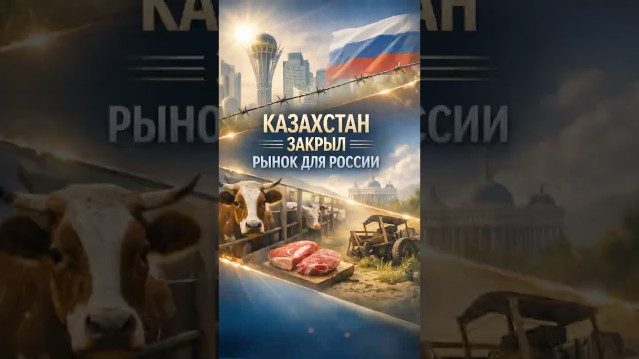 ⚡️Казахстан запретил торговлю с РФ! #Казахстан #Россия #Импорт #Астана #новости
