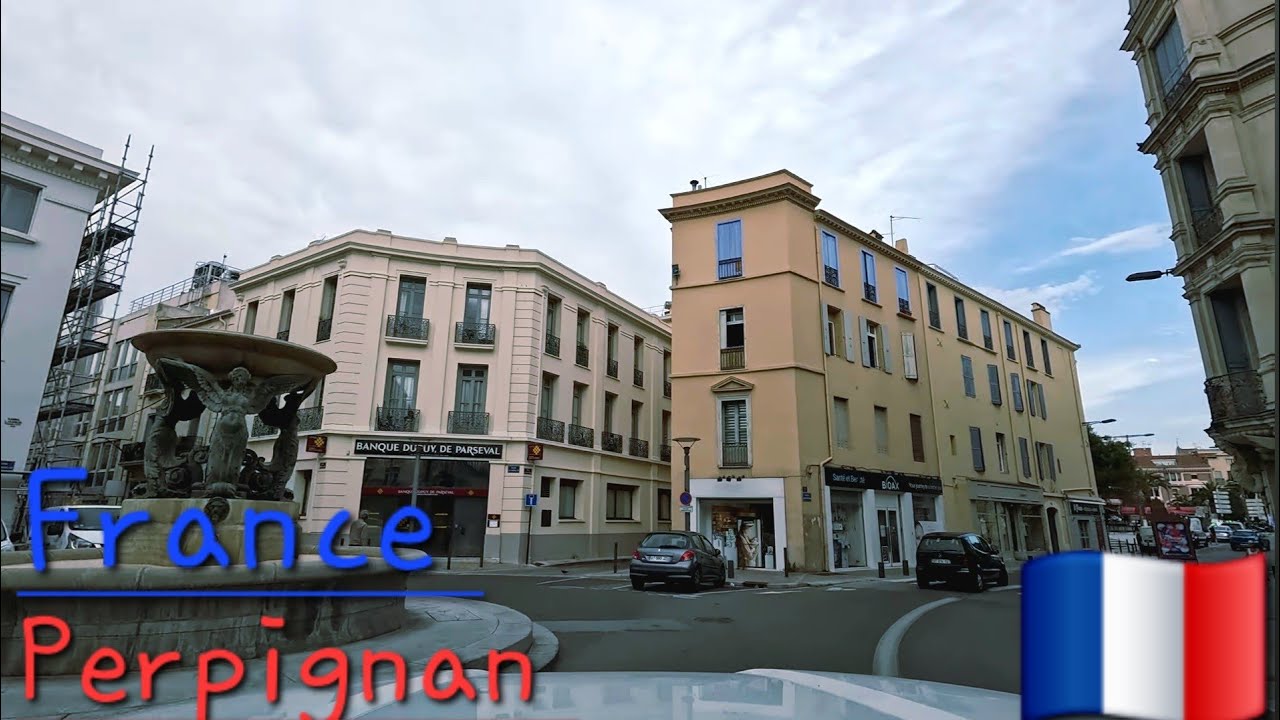 Perpignan France 🇫🇷 4K Drive