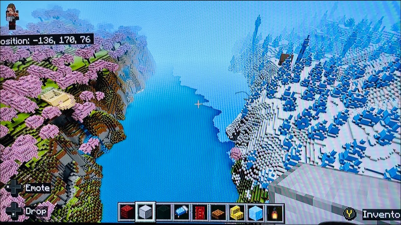 ASMR Minecraft - Exploring a Dual Biome