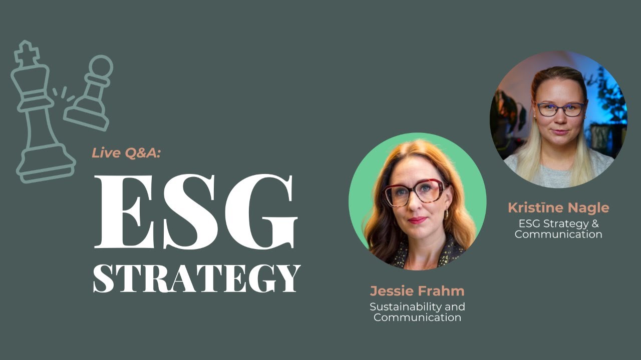 Live Q&A: ESG Strategy