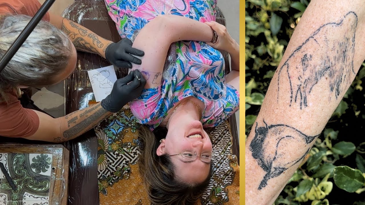 We Got Cave Painting Tattoos! 5-Tattoo Session and Chat with Artist Danny Riday