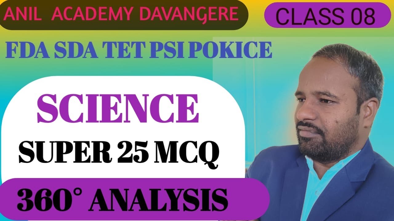 IMPORTANT  MCQ GENERAL SCIENCE QUESTIONS BY ANILKUMAR SIR