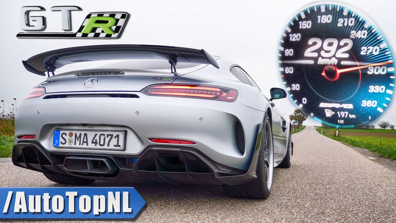 MERCEDES AMG GTR PRO | 0-292km/h Acceleration & RACE START! | by AutoTopNL