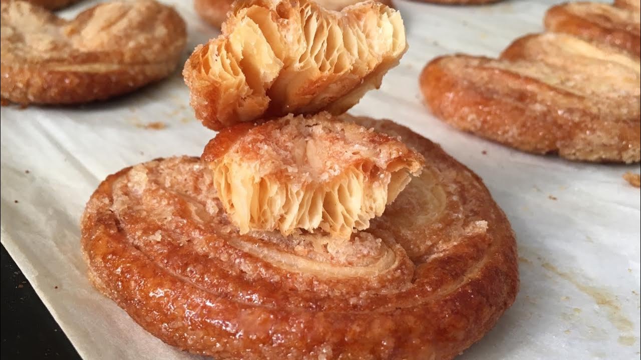 بالمي 😋باقل تكلفة اقتصادي 👌سهل وسريع (palmier)في التحضير وبكمية وفيرة