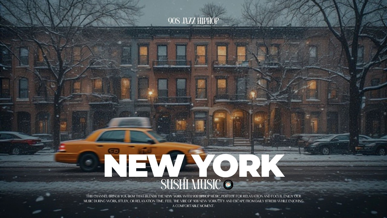 NYC JAZZ HIPHOP | 90s SOUL BOOM BAP | Walk / background / work / relax / study | Look back lover