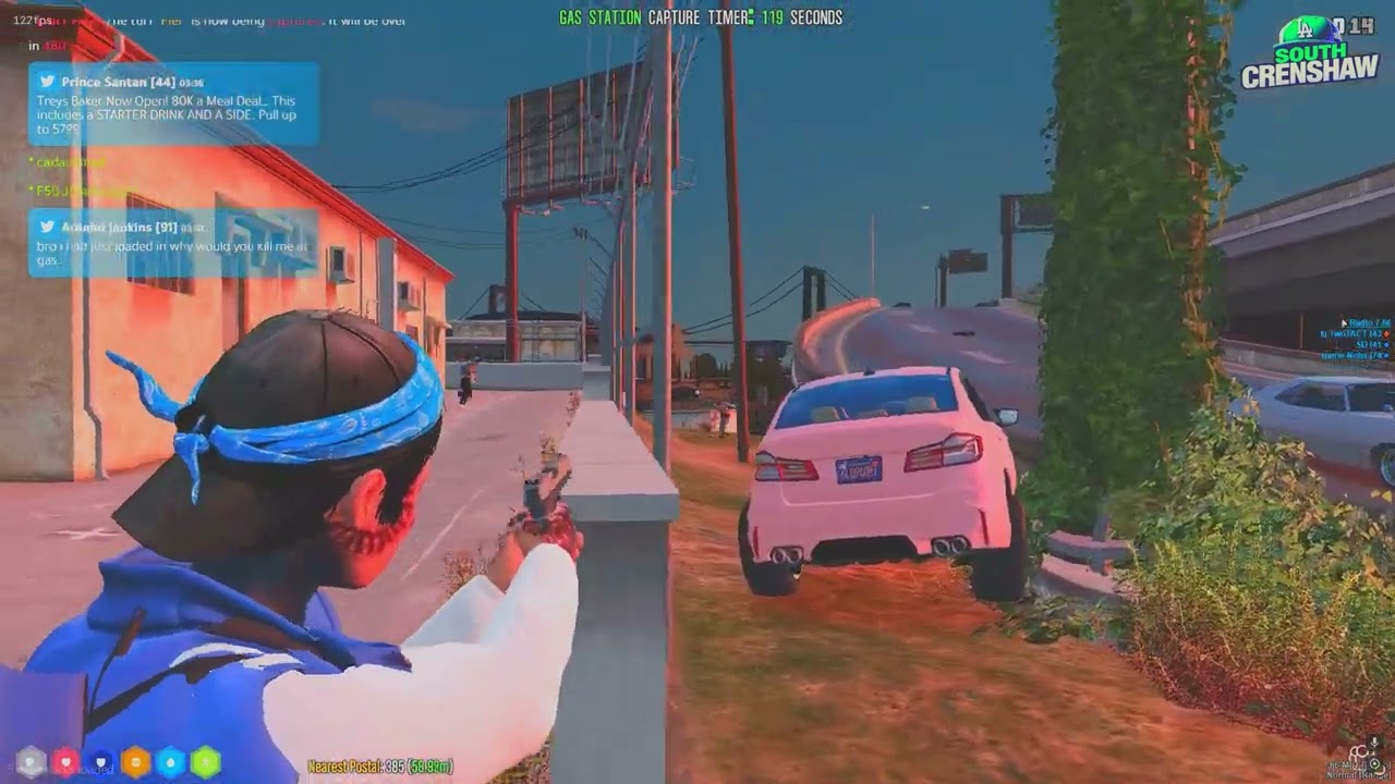 24 hours in South Crenshaw RP | FiveM montage