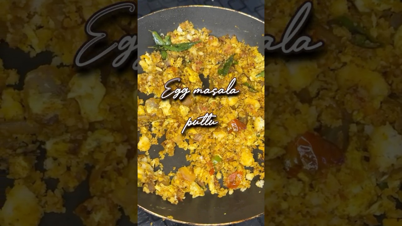 Egg puttu masala | kerala masala puttu #trendingshorts