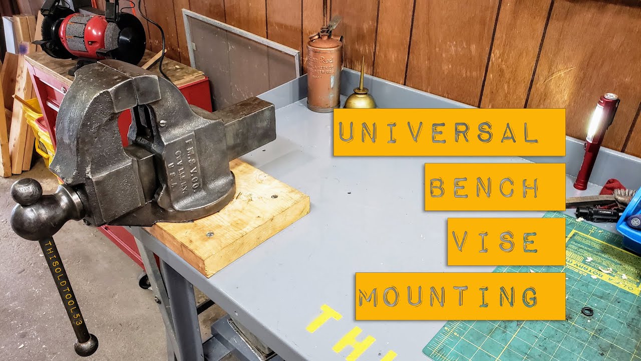 Universal Bench Vise Mounting System - Skookum as frig.