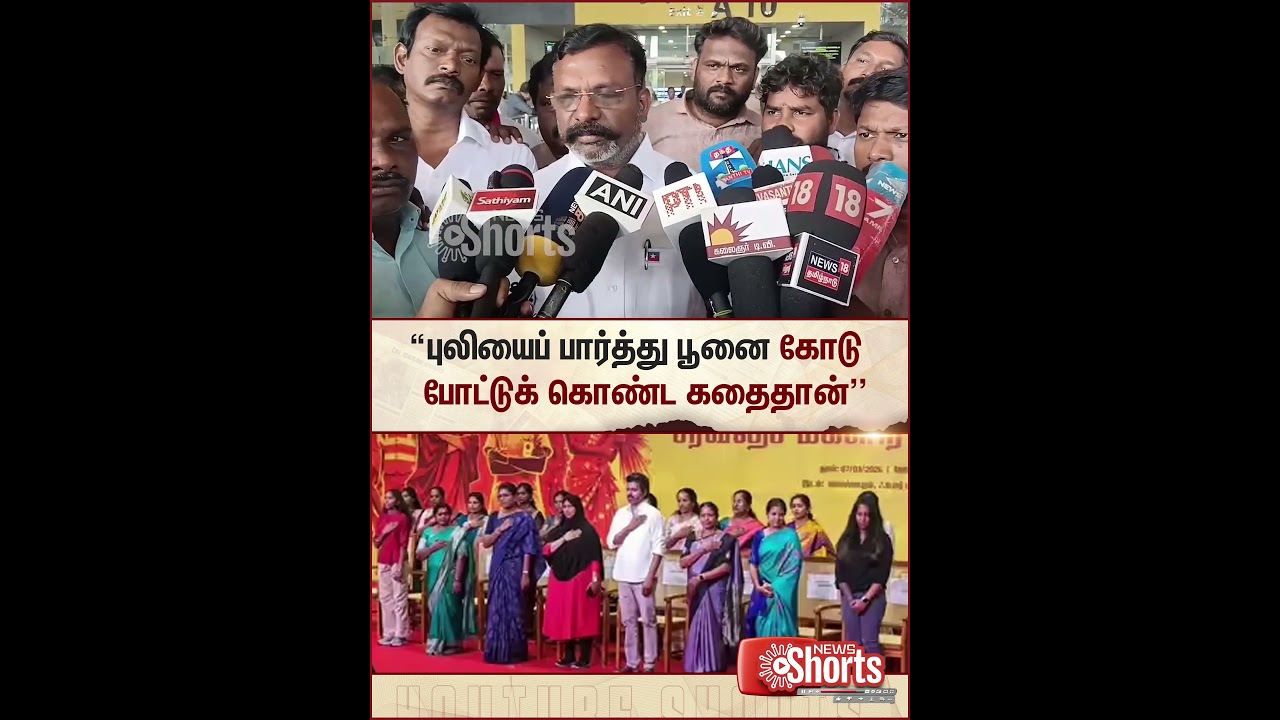 Thirumavalavan Criticism To TVK Vijay Manifesto | Womens Schme | DMK Govt | Sun News