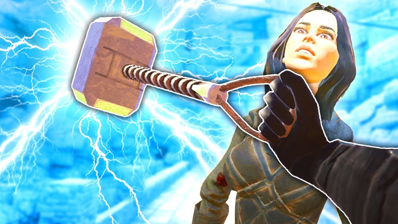 WE CAN FLY?! THE REAL THORS HAMMER! *NEW UPDATE* Thors Hammer 2.0 - Blades and Sorcery VR Mods