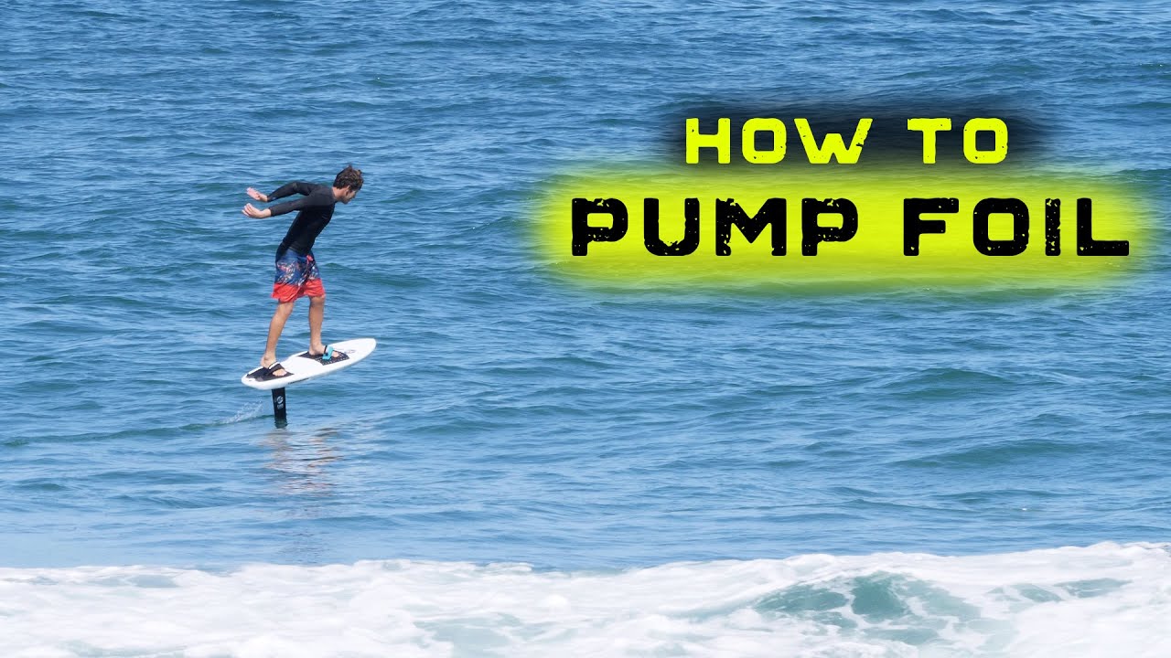How to pump a hydrofoil