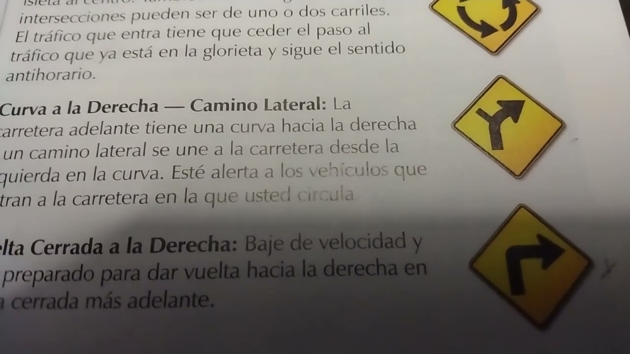 LAS SEÑALES EN LA CARRETERA