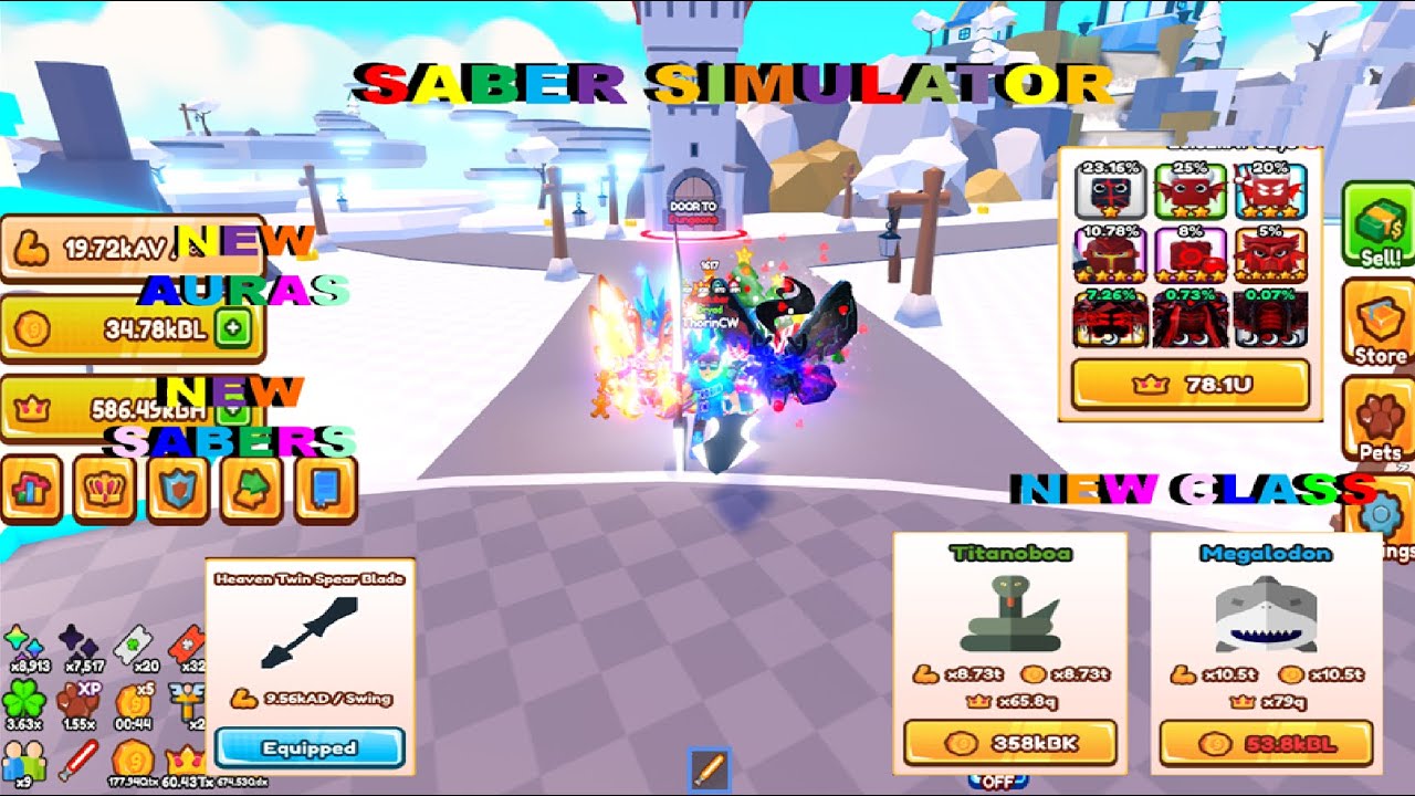 Что нового в обновлении Crimson Update для Saber Simulator?