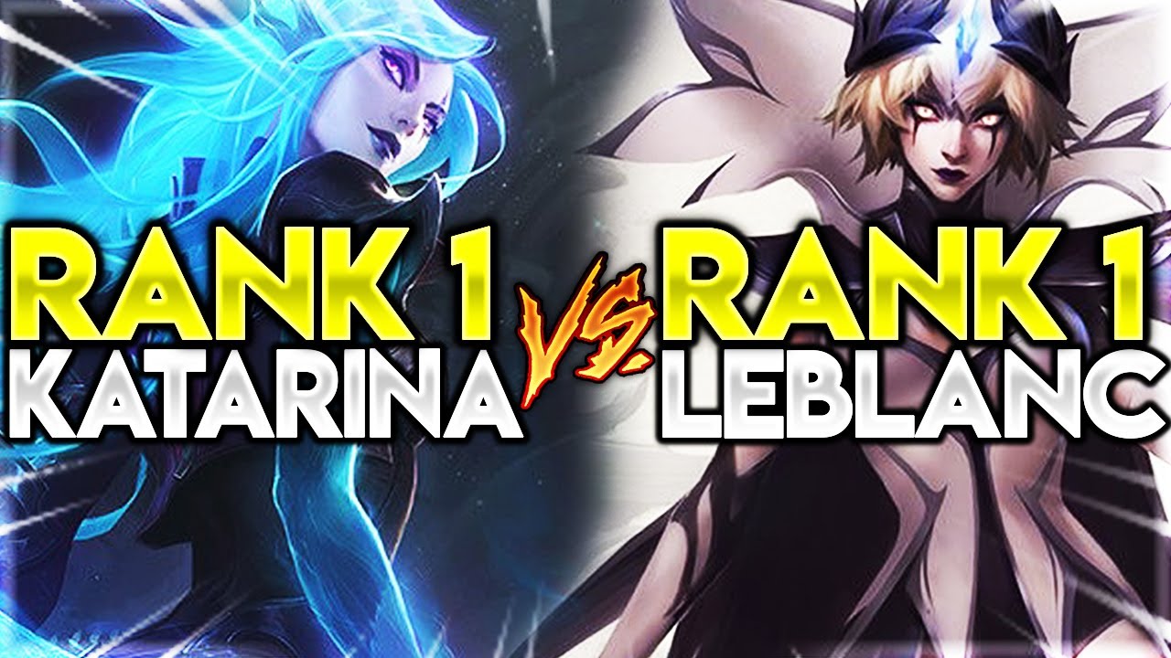 RANK 1 LEBLANC VS RANK 1 KATARINA | KatEvolved VS bobqinXD