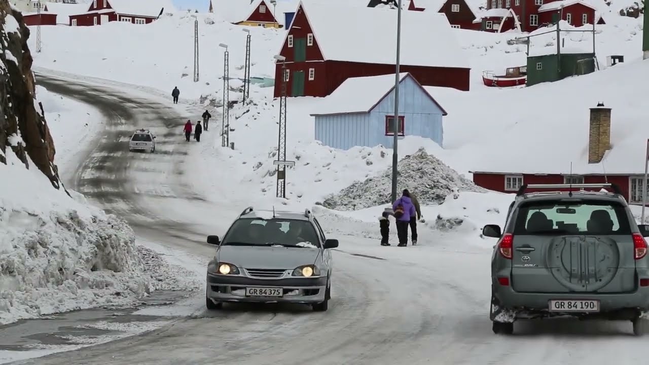Groenland Sisimiut Centre ville / Greenland Sisimiut City center