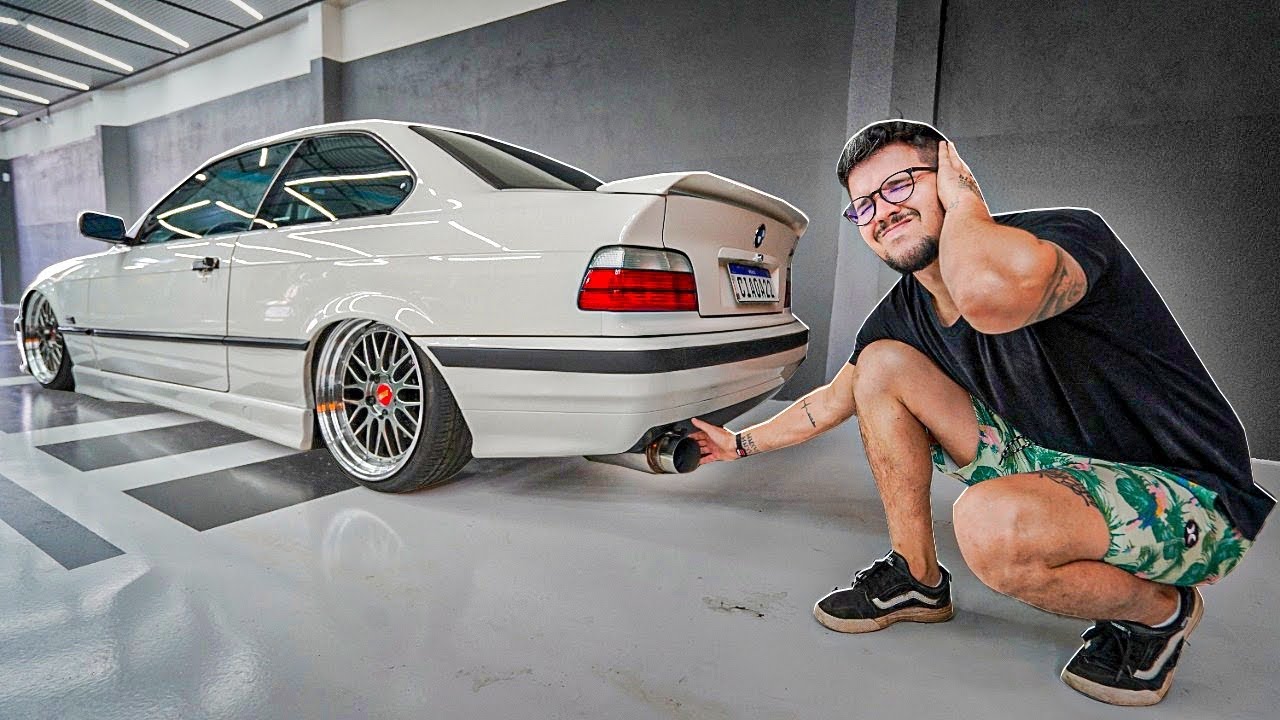 MUDEI O ESCAPE DA MINHA BMW E36 * não to suportando andar*