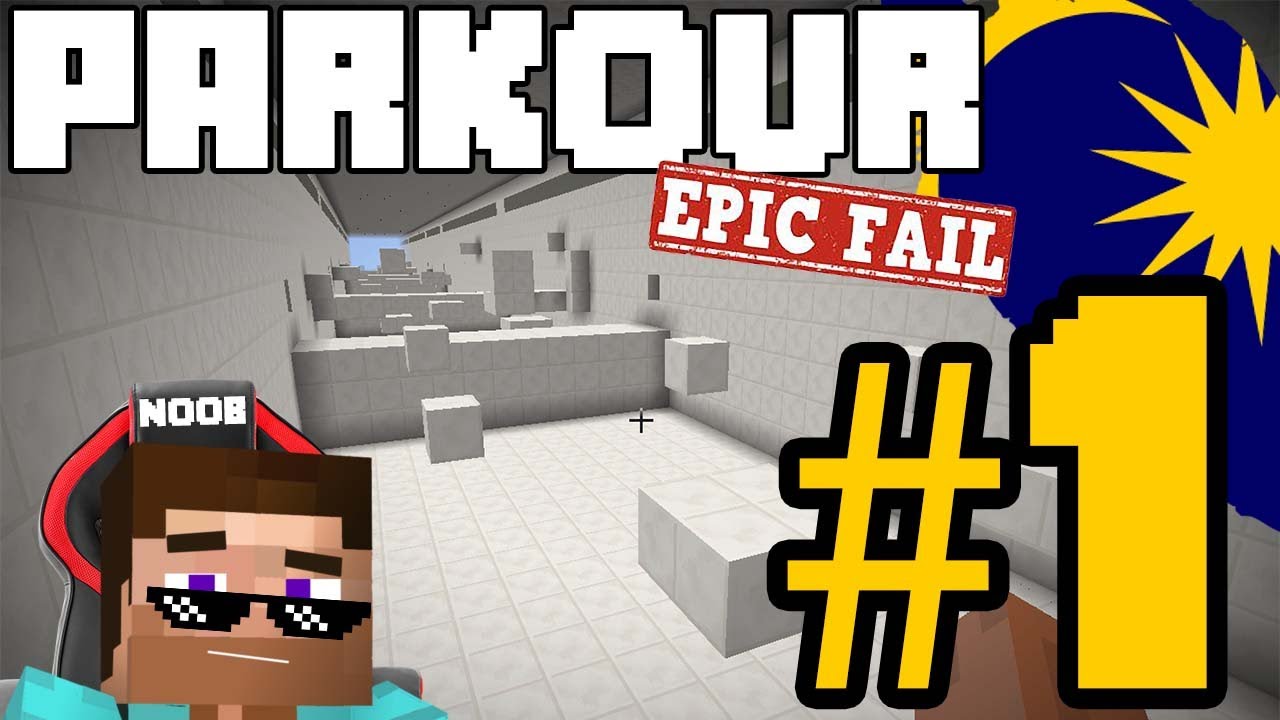 The HARDEST PARKOUR EVER ! (Failed) | Minecraft Malaysia | ExploreWithManka S1