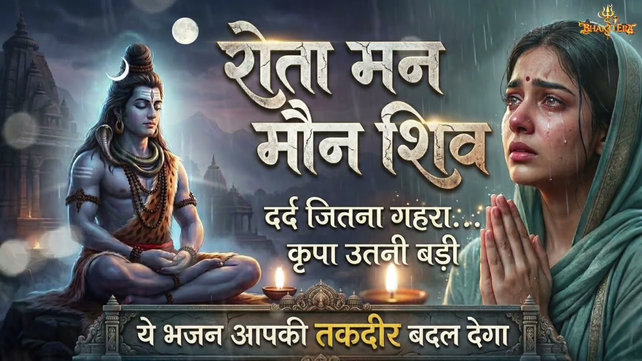 रोता मन… मौन शिव 😢 | जब भक्त रोता है तो शिव मौन क्यों रहते हैं? | Heart Touching Shiv Bhajan 2026