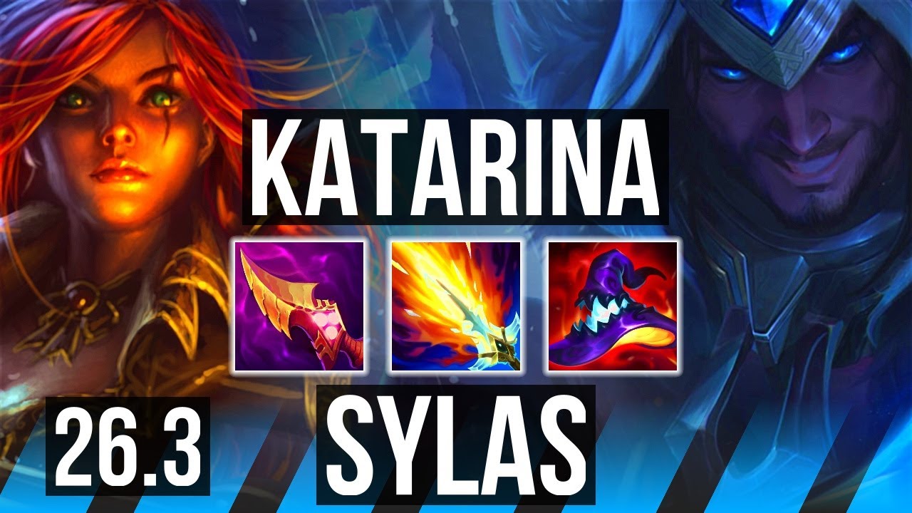 KATARINA vs SYLAS (MID) | EUW Challenger | 26.3